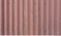 Photo Texture of Metal Corrugated Plates Painted